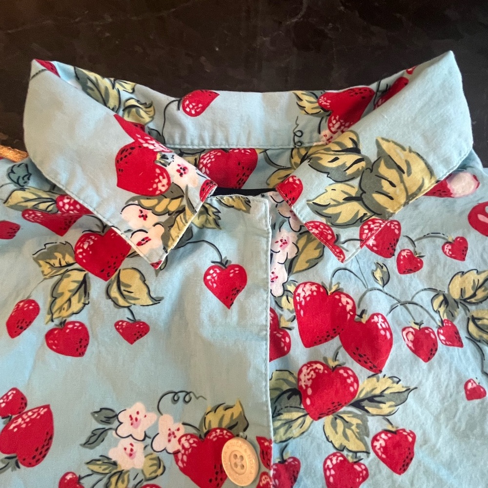 Nick & Nora Strawberry Print Pajama Set - Picture 5 of 10